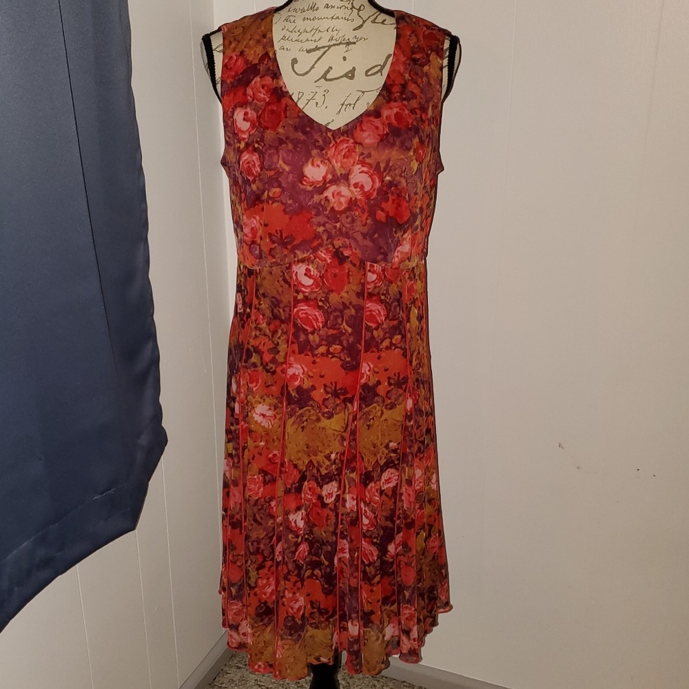 Coldwater creek floral dress
